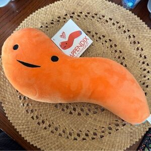NEW I Heart Guts Appendix Plushie Get Well Feel Better Plush Organ Toy Stuffed